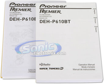 Pioneer Premier Deh P610bt User Manual